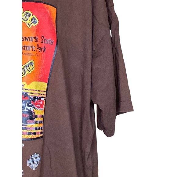 West Coast Round Up Biker Harley Davidson Motorcycle 3XL Tee shirt - Picture 10 of 11